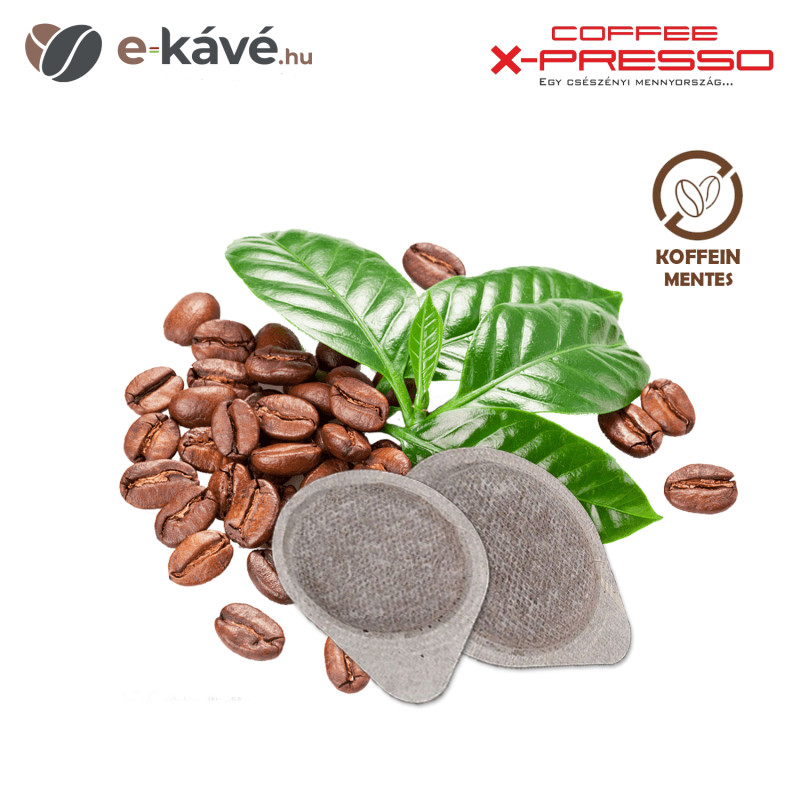 Coffee X-Presso - Decaffeinato (koffeinmentes) POD (30 x 6,67g)
