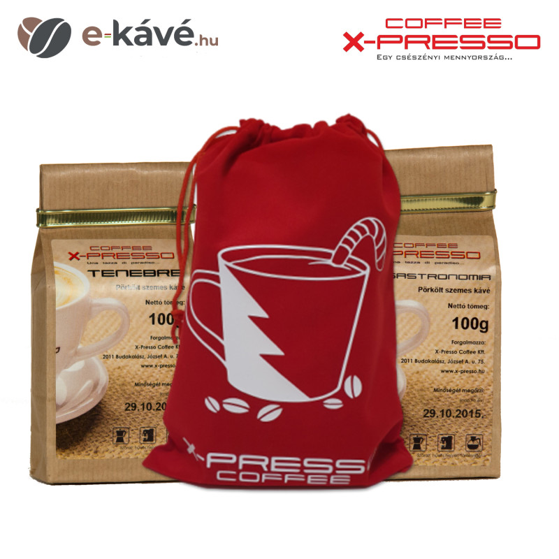 Coffee X-Presso Gastronomia 100g + Tenebre 100g (Karácsony)