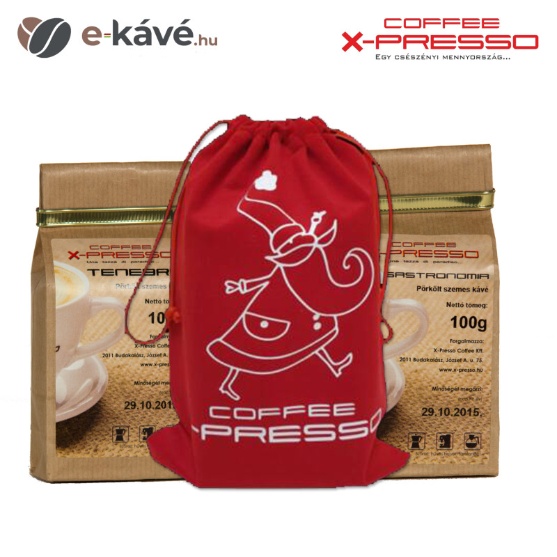 Coffee X-Presso Gastronomia 100g + Tenebre 100g (Mikulás)